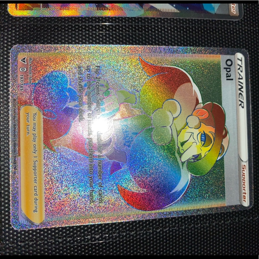 Opal trainer Pokémon card